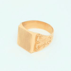 Anillo Sello de Oro Águilas