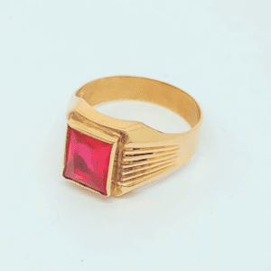 Anillo Oro & Rubí